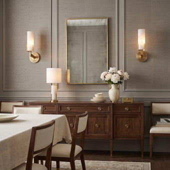 Orvessa Alabaster Wall Sconce