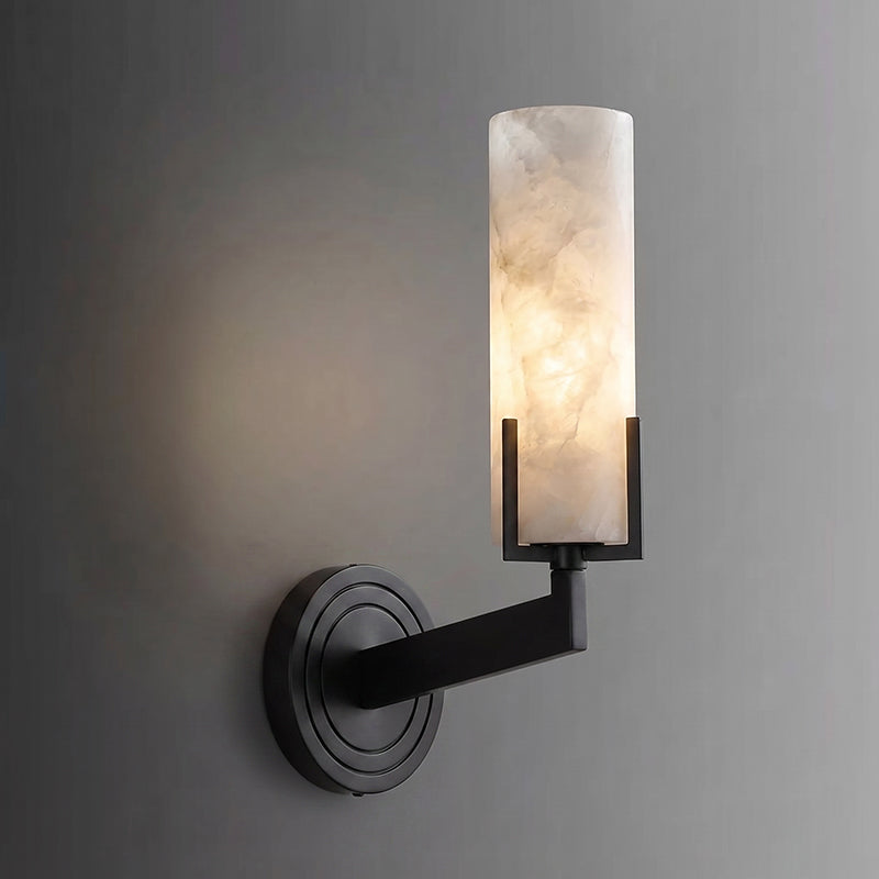 Orvessa Alabaster Wall Sconce