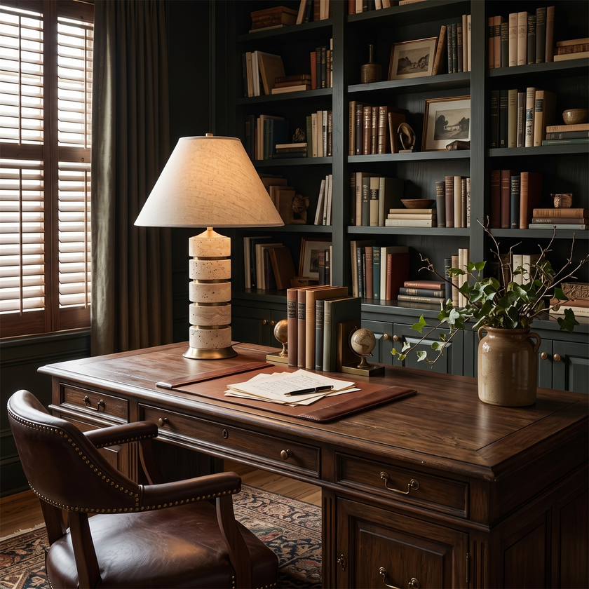 Osterley Marble Table Lamp