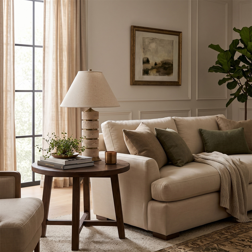 Osterley Marble Table Lamp