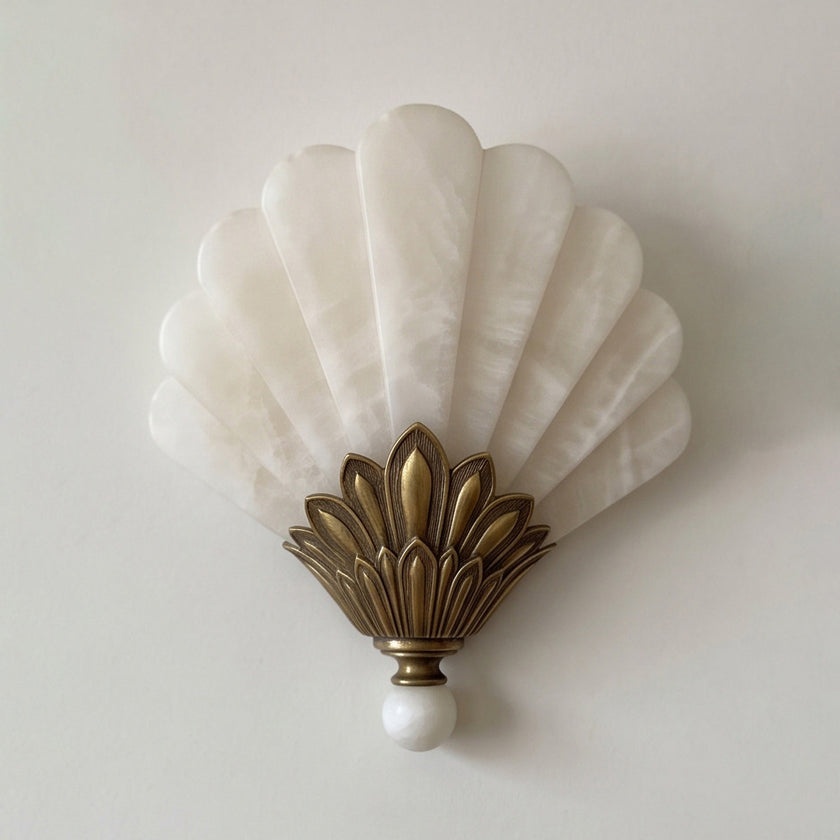 Palatia Alabaster Wall Sconce