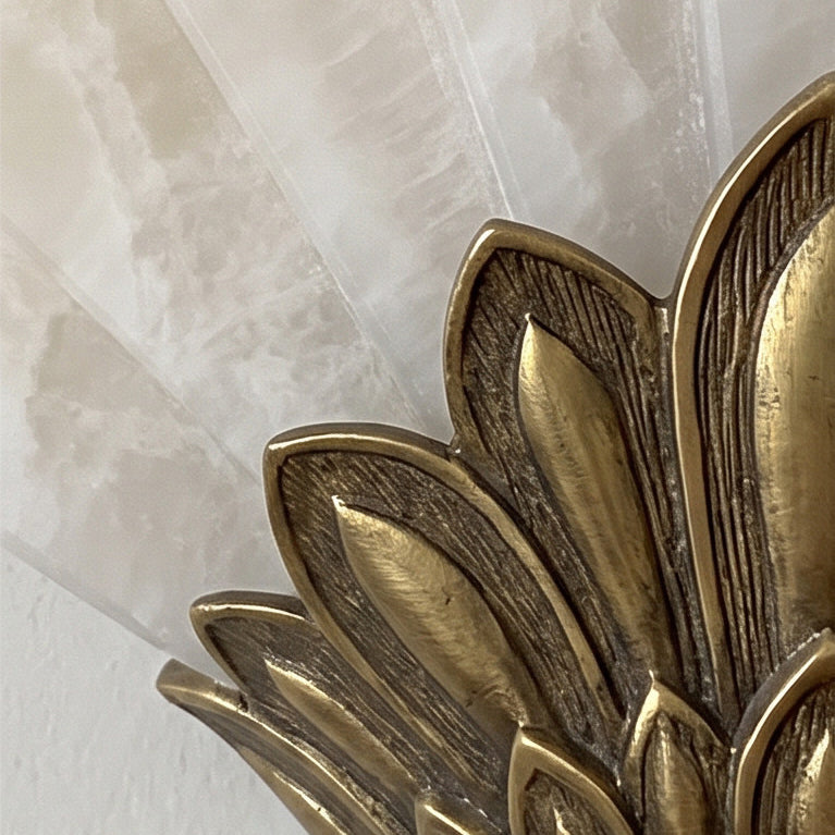 Palatia Alabaster Wall Sconce