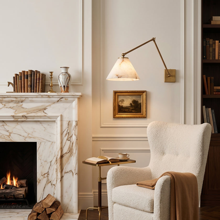 Palolem Alabaster Wall Sconce
