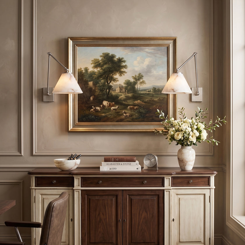 Palolem Alabaster Wall Sconce