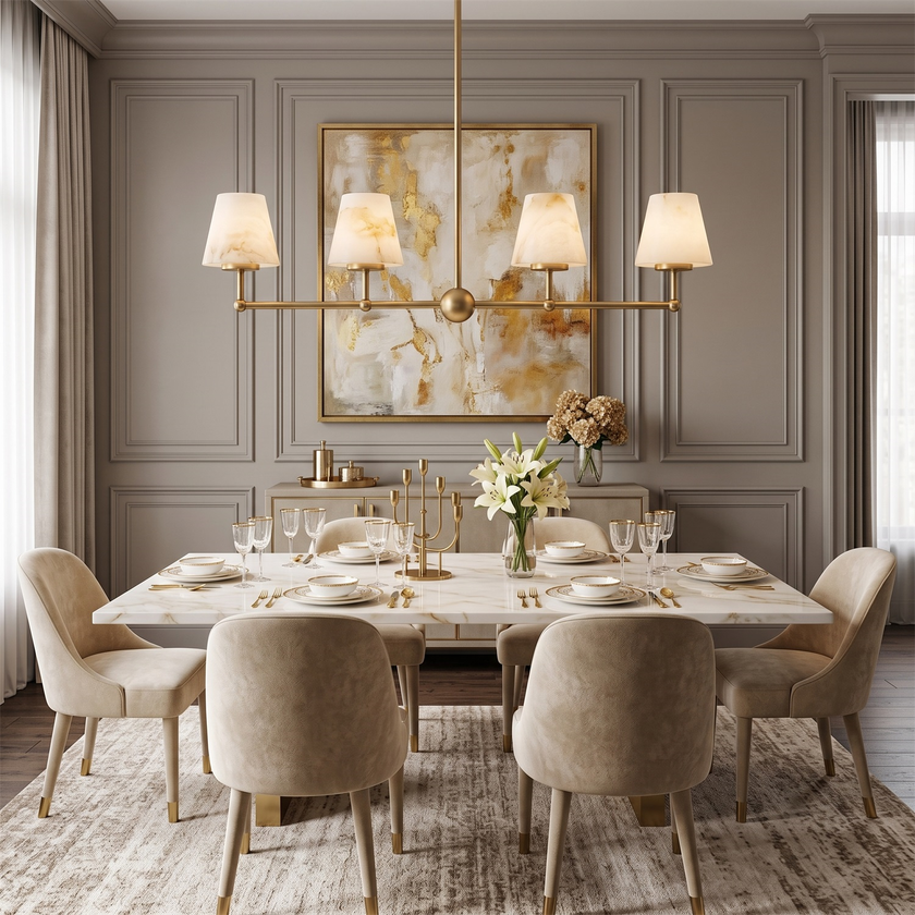 Pellucia Alabaster Chandelier – detail 9