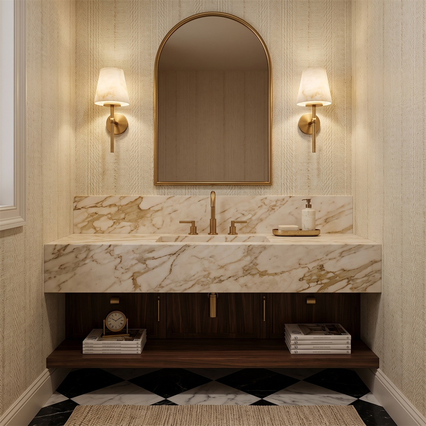 Pellucia Alabaster Wall Sconce