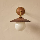 Walnut color & White