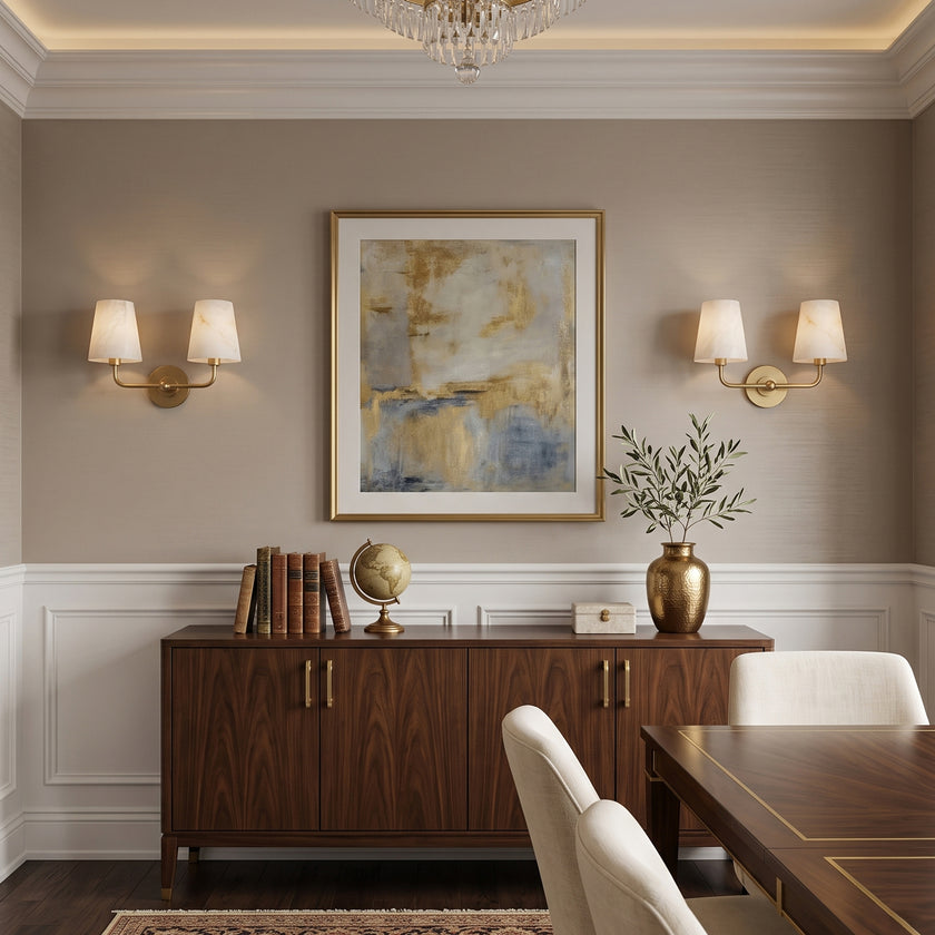 Pimlico Alabaster Wall Sconce