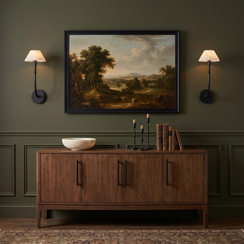 Redgrave Alabaster Wall Sconce