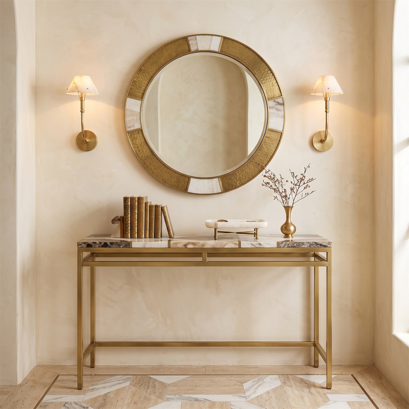 Redgrave Alabaster Wall Sconce