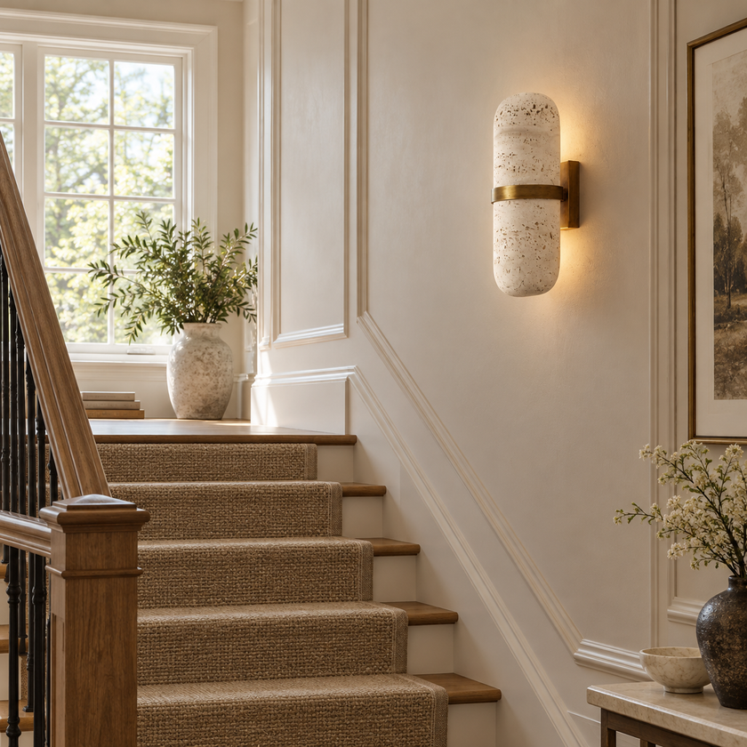 Rimrock Travertine Wall Sconce