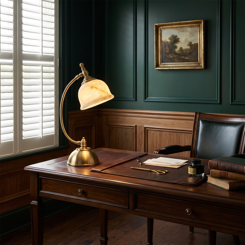 Roscida Alabaster Table Lamp
