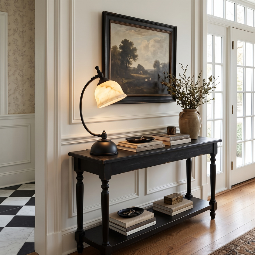 Roscida Alabaster Table Lamp