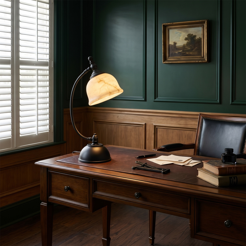 Roscida Alabaster Table Lamp