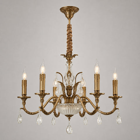 Belmore Brass Chandelier – detail 7