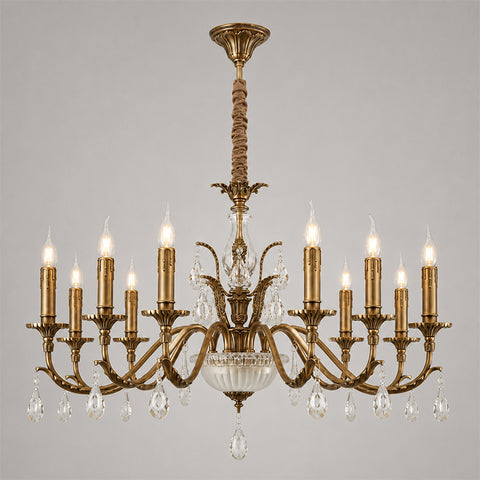 Belmore Brass Chandelier – detail 9
