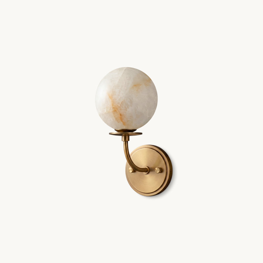 Selenitis Alabaster Wall Sconce