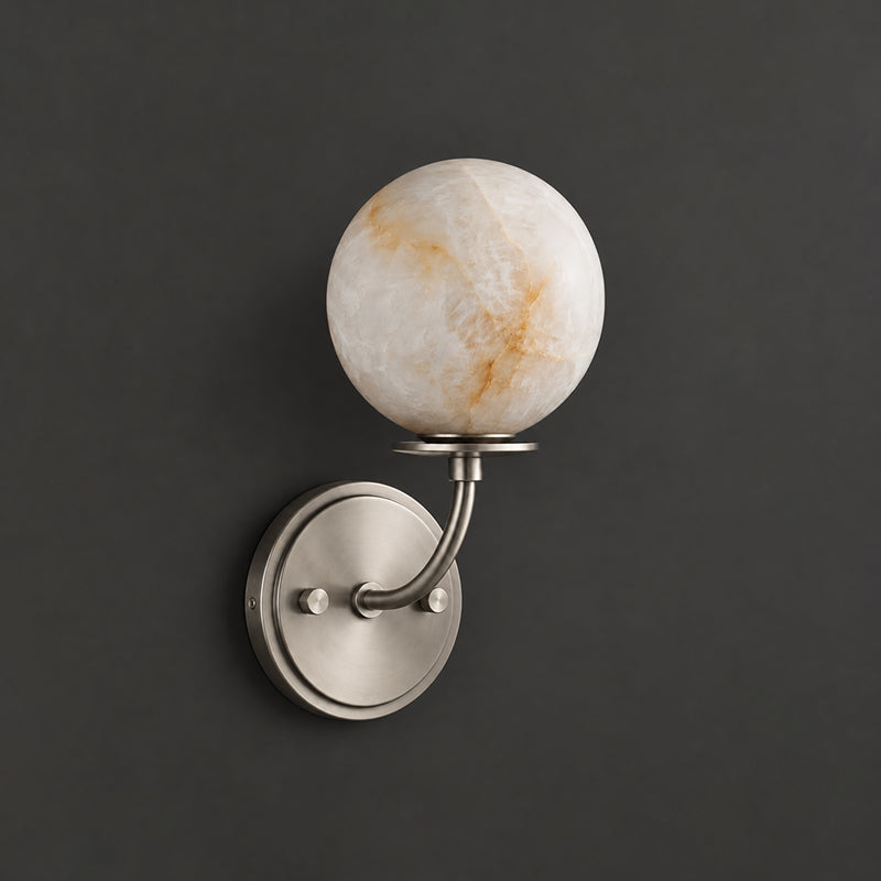 Selenitis Alabaster Wall Sconce