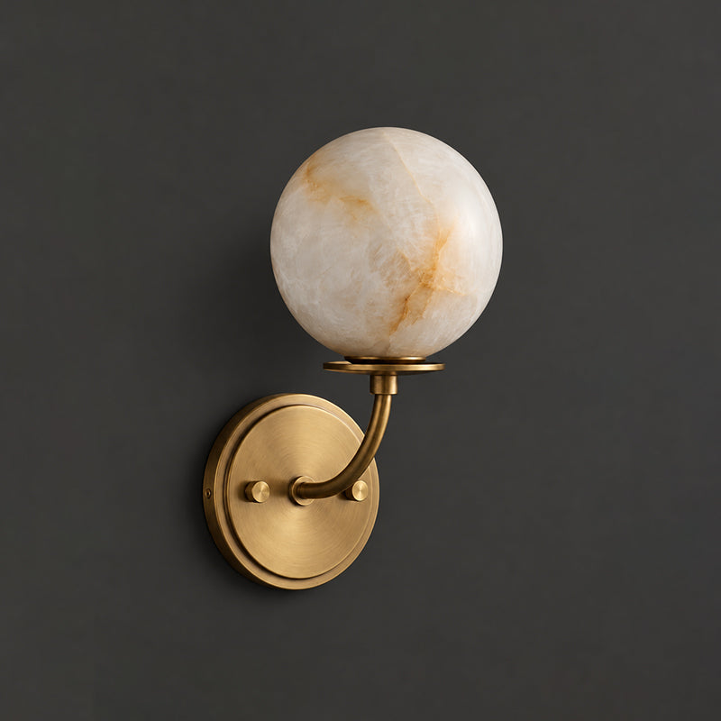 Selenitis Alabaster Wall Sconce