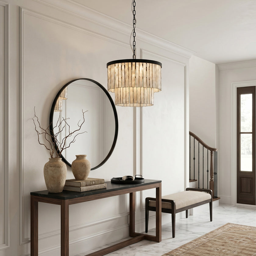 Sheila Shell Round Chandelier