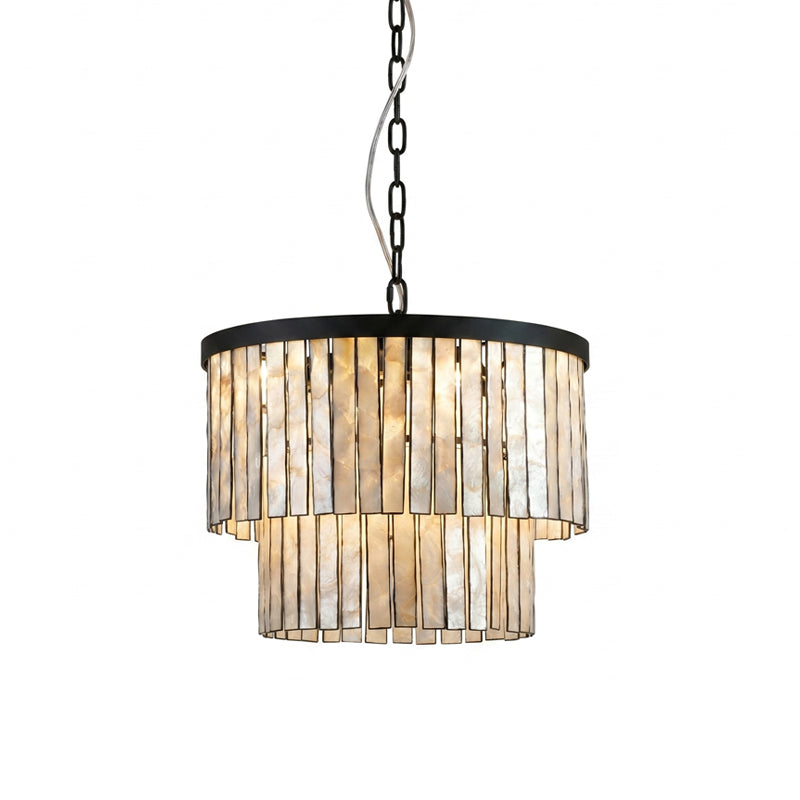 Sheila Shell Round Chandelier