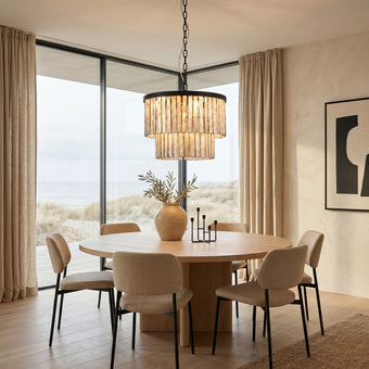 Sheila Shell Round Chandelier