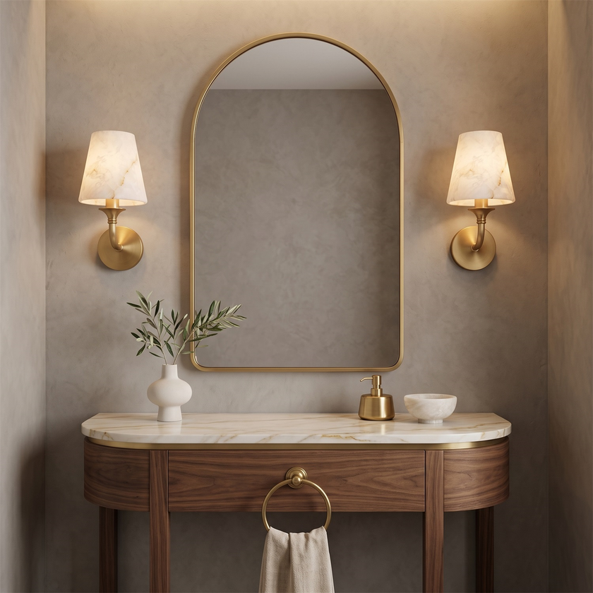 Sibyl Alabaster Wall Sconce