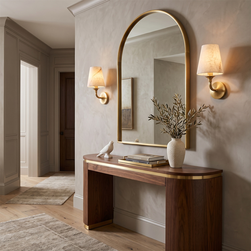 Sibyl Alabaster Wall Sconce