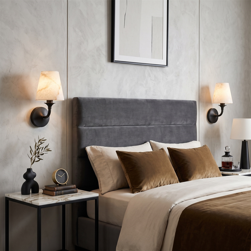 Sibyl Alabaster Wall Sconce