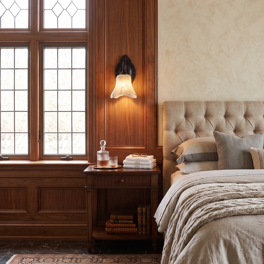 Sierra Alabaster Wall Sconce