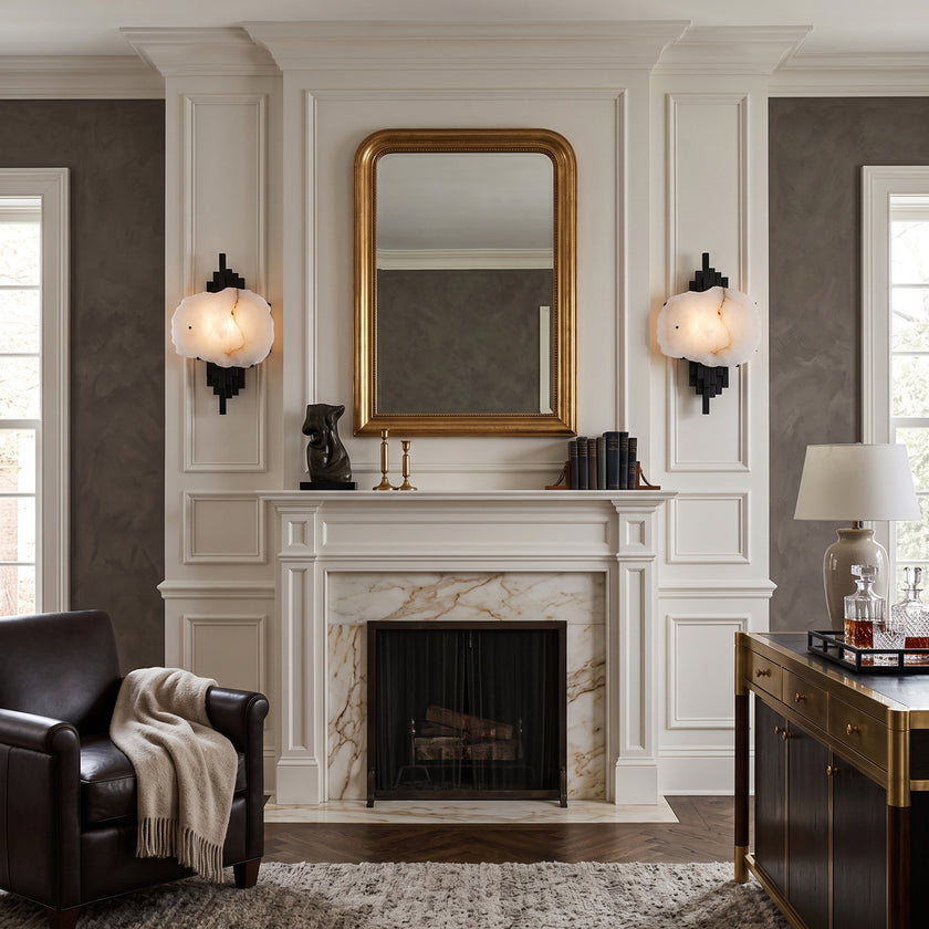 Solenith Alabaster Wall Sconce