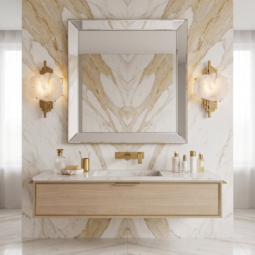 Solenith Alabaster Wall Sconce