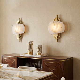 Solenith Alabaster Wall Sconce