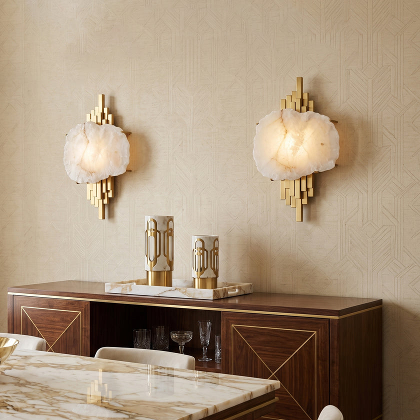 Solenith Alabaster Wall Sconce