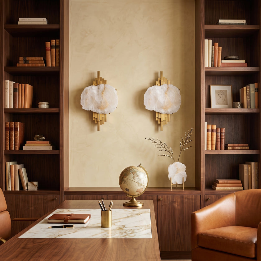Solenith Alabaster Wall Sconce