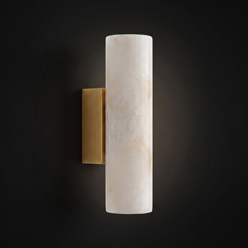 Solis Alabaster Wall Sconce