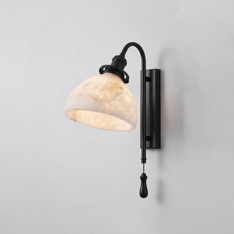 Tiber Alabaster Wall Sconce