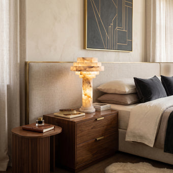 Tieralith Alabaster Table Lamp