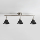 Satin Nickel & Black