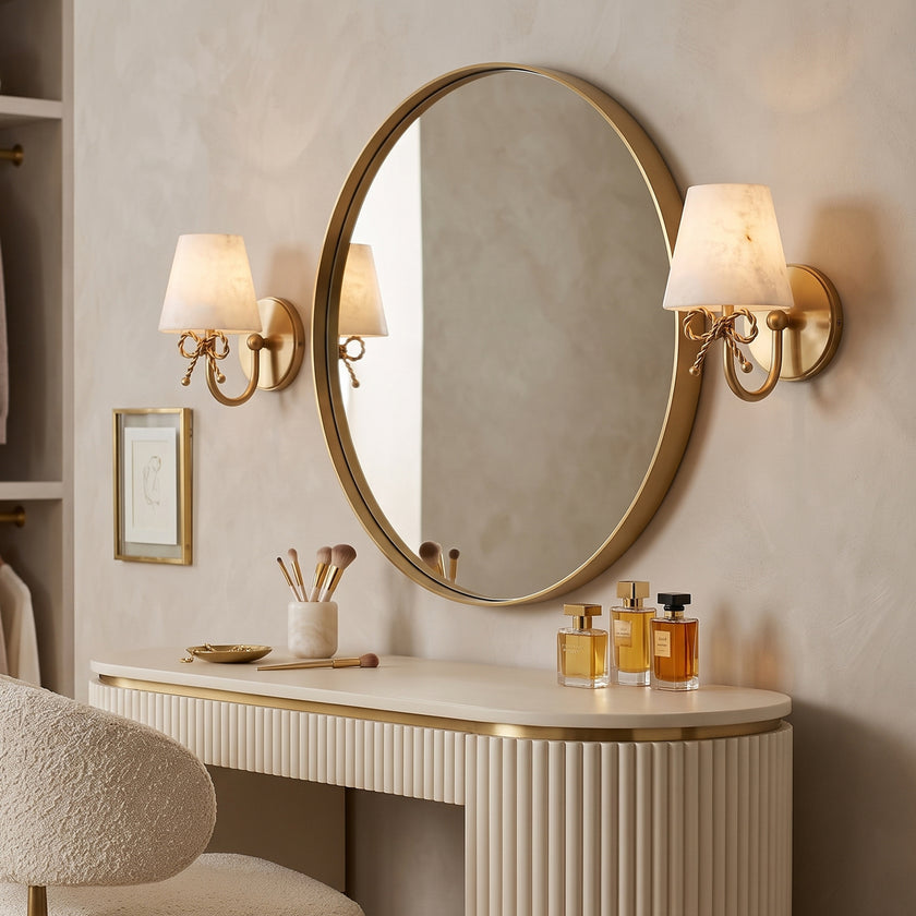 Tressaline Alabaster Wall Sconce
