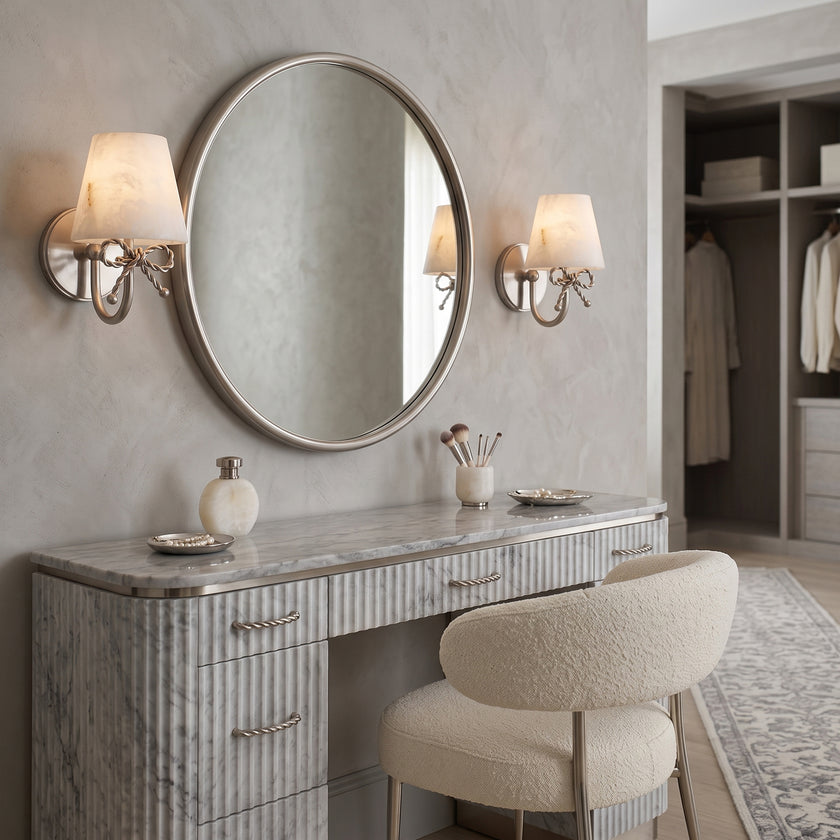 Tressaline Alabaster Wall Sconce