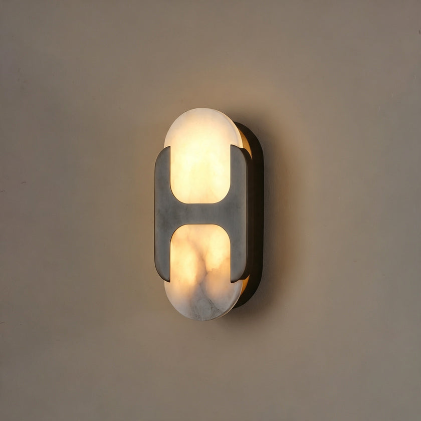 Valenne Alabaster Wall Sconce