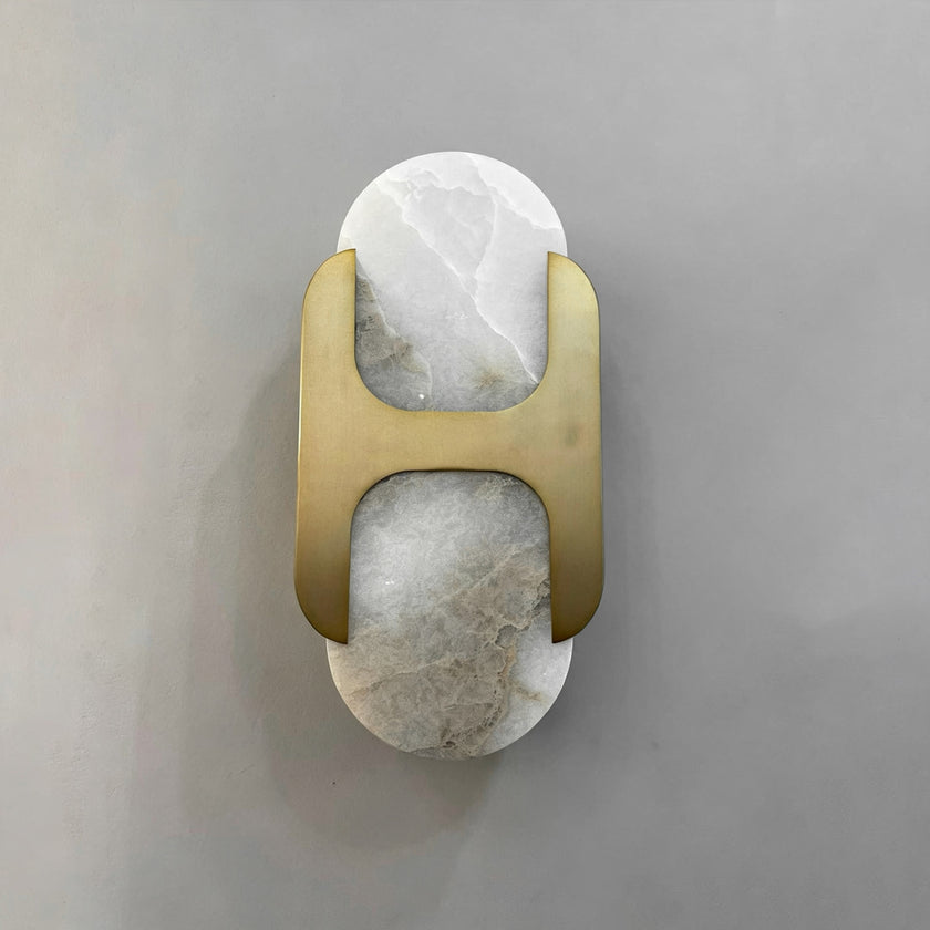 Valenne Alabaster Wall Sconce