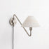 Valmere Plug-In Alabaster Wall Sconce