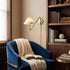 Valmere Plug-In Alabaster Wall Sconce
