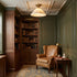 Vardelle Alabaster Semi-Flush Mount