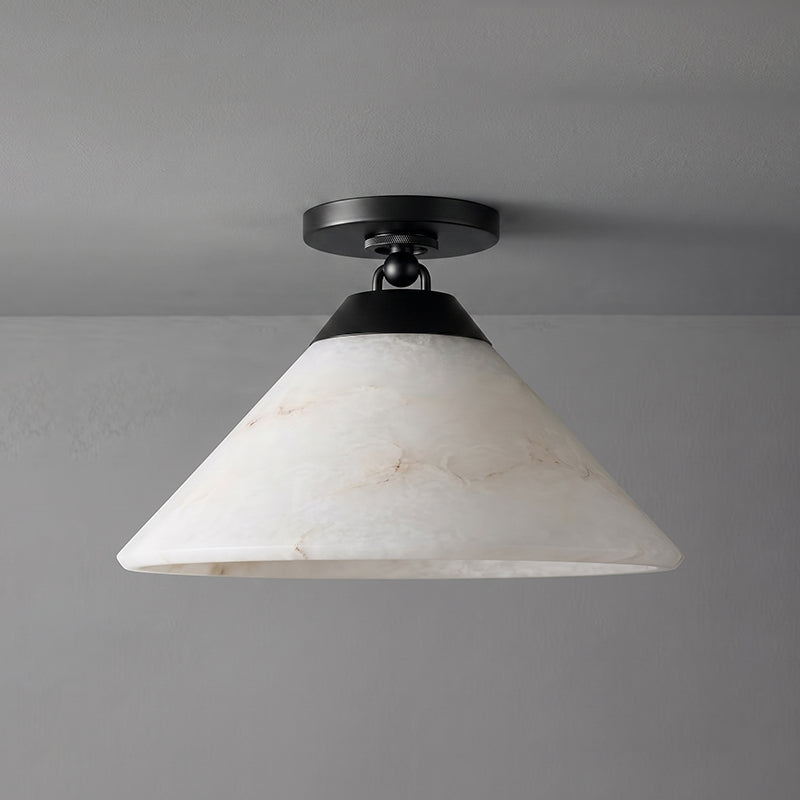 Vardelle Alabaster Semi-Flush Mount