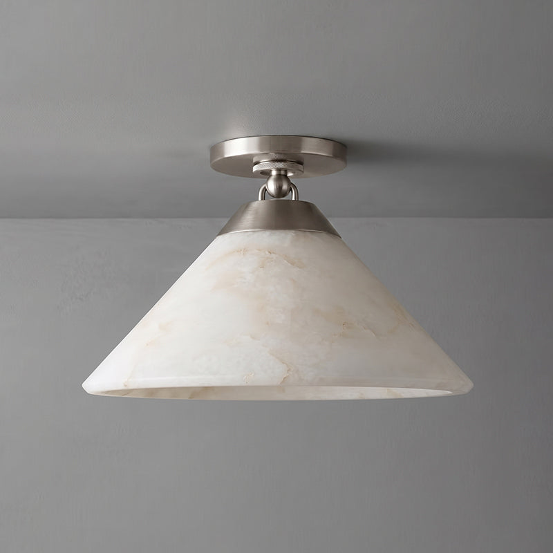 Vardelle Alabaster Semi-Flush Mount