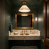Vardelle Alabaster Semi-Flush Mount