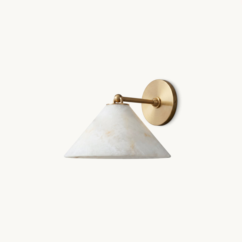 Vardelle Alabaster Wall Sconce